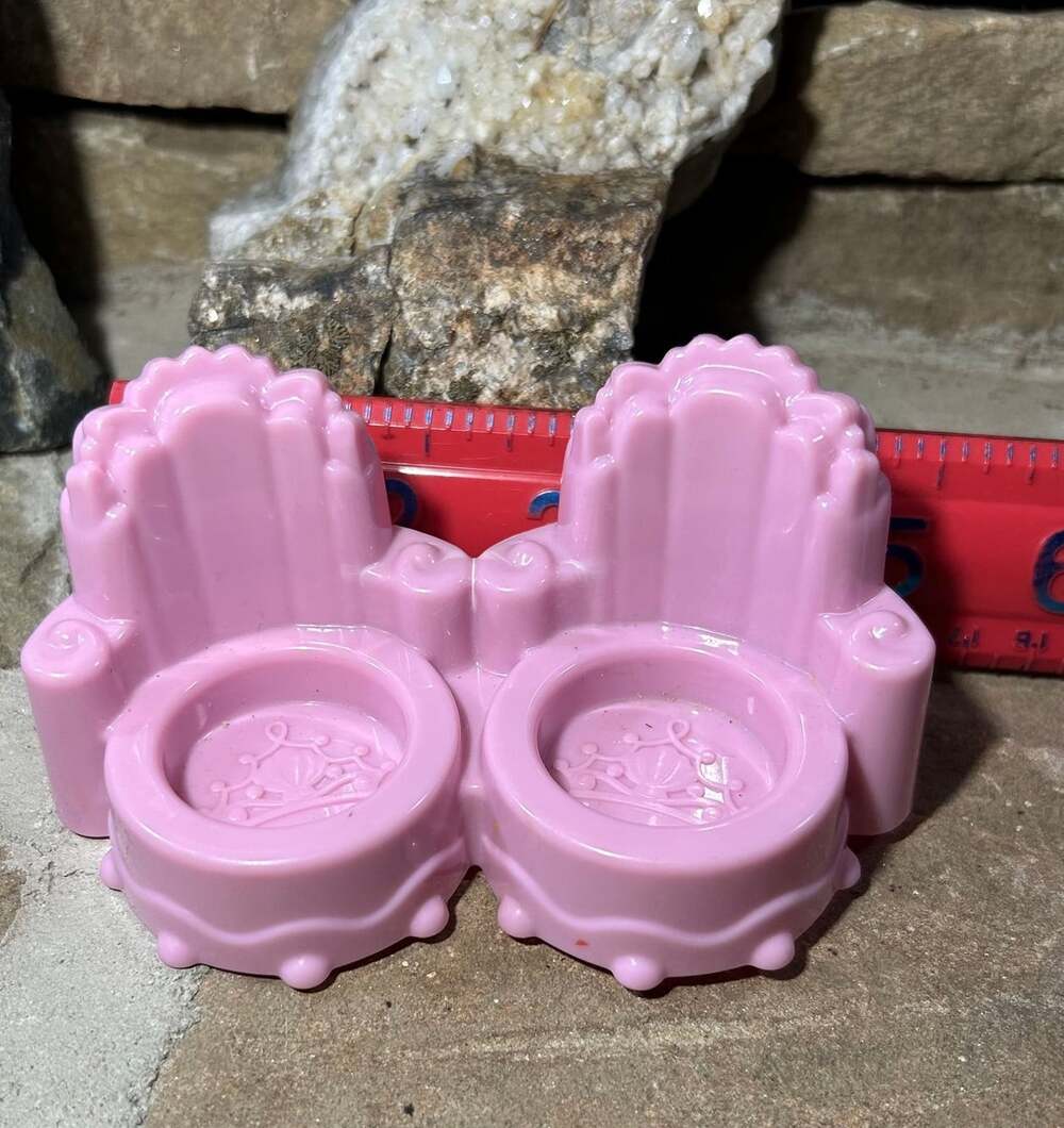 Fisher Price Little People CASTLE PALACE DOUBLE THRONE King Queen Royal Kingdom